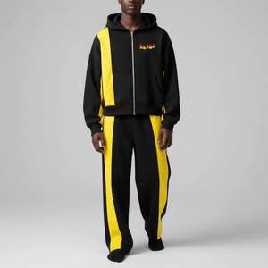 Chándal Deportivo de Invierno para Hombre, Estampado, 100% Algodón, Transpirable, Personalizado, de Alta Calidad, Elegante - Product Image 1