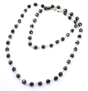 สร้อยคอเพชรโมอีสสีดำขนาด6มม. คุณภาพ AAA - Product Image 2