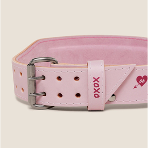 Cinturón de Levantamiento de Pesas Acolchado de 4 Pulgadas, Diseño Reforzado, Personalizable, Cómodo, de Cuero Vacuno de Doble Hebilla, Gran Venta - Product Image 2