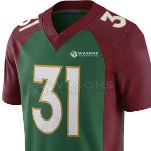 Nouveau Maillot de Football Américain Professionnel Respirant à Manches Courtes 2026 - Service OEM Personnalisable - Product Image 2