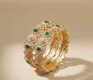 Zhongzhe Jewelry 18k Gold Plated Non Tarnish <b>Men</b> Women Nice Charm Jewelry Stainless Steel <b>Bangle</b> Bracelet Mixed Design Stock Lot - Product Image 4