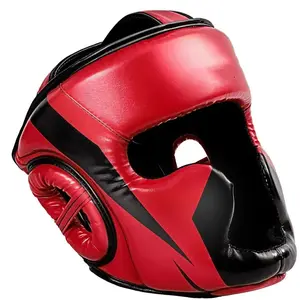 Capacete de proteção da cabeça engrenagem, capacete de proteção ajustável para prática de boxe