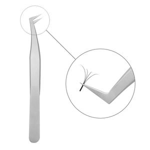 แหนบต่อขนตาคุณภาพสูง ขายส่ง แบรนด์ส่วนตัว รุ่นครบครัน แหนบจับเส้นใยขนตา วัสดุโลหะ - Product Image 2