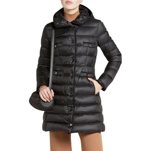 Veste longue matelassée pour femmes en gros, veste d'hiver chaude, vêtement d'extérieur de haute qualité, mode, veste longue matelassée pour femmes sur mesure OEM - Product Image 1
