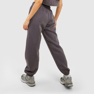 Venta al por mayor nueva llegada Mujeres Loose Fit Oversized Joggers / 100% algodón transpirable suave Casual Workout Fitness Mujeres Joggers - Product Image 2