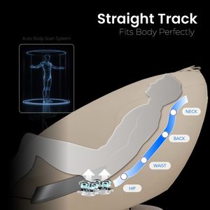 Massage <b>Chair</b> Full Body Unique Space Walk Ankle Stretch Zero Gravity Shiatsu Massage <b>Chair</b> <b>Recliner</b> with Electric Calf Rest - Product Image 6