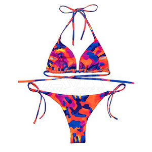 Conjunto de Bikini de 2 Piezas para Mujer con Diseño Personalizado - Posición del Logotipo en la Parte Delantera, Servicio OEM, Secado Rápido y Transpirable - Product Image 2