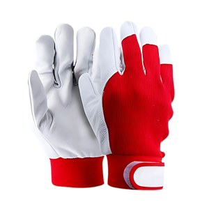 Meilleure vente tendance AMARA gants de mécanicien en cuir de chèvre rouge extérieur cyclisme décontracté respirant thermique écologique Keystone - Product Image 5