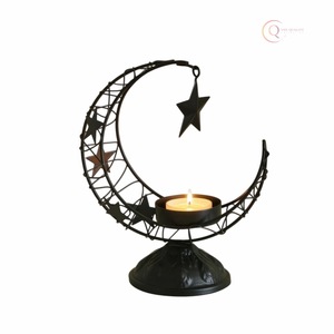 Portavelas de Metal Hecho a Mano, Farol para Decoración de Mesa y Suelo |   Resistente al Agua y Duradero |   Uso en Interiores |   Logotipo de Color Personalizable | - Product Image 2