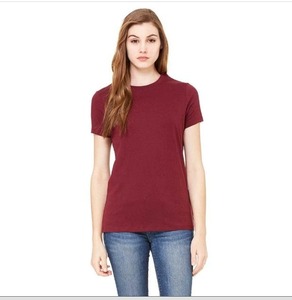 Venta al por mayor de camisetas de manga corta de gama alta de las mujeres de estilo de la calle camisas de retazos - Product Image 4