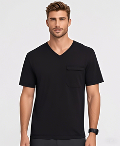 Aqtq ชุดขัดผิวสำหรับพยาบาลชุดผ่าตัดผ้าฝ้าย100ชุดยูนิฟอร์มโรงพยาบาลสำหรับผู้ชาย - Product Image 3