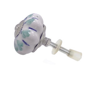 Vente chaude mélange couleur fleur Melon boutons en céramique armoire industrielle tiroir poignée tire pour cuisine armoire commode-CK 558 - Product Image 2