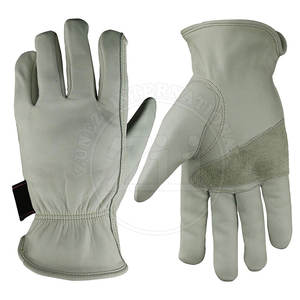 Guantes de conductor de cuero liso duraderos 100% con función de pantalla táctil Guantes de trabajo para deportes de invierno en stock - Product Image 1