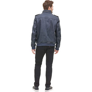 Vestes en cuir véritable pour moto, mode décontractée, qualité professionnelle, fabrication sur mesure 2023, logo personnalisé, service OEM pour hommes - Product Image 5