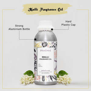 Huiles parfumées Veda Oils Malli Premium, à base de plantes naturelles, avec des notes vertes et florales fraîches pour des sensations gourmandes et sucrées - Product Image 3