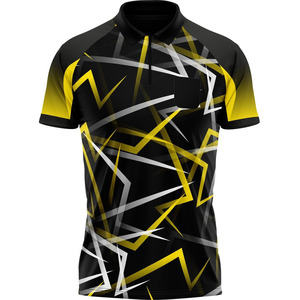 Customized Short Sleeves Sublimation Polo <b>Shirts</b> Full Sublimation Dart Jersey Quick Dry Breathable <b>Bowling</b> Polo <b>Shirts</b> - Product Image 5