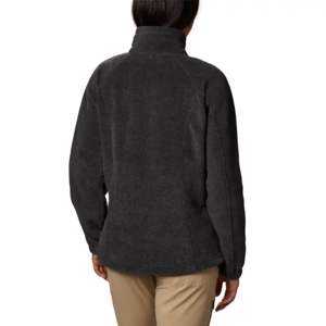 OEM Supplier Women Casual Fleece Jacket Full Zip Sherpa Patchwork Sport Outwear <b>Coat</b> Fleece Jacket - Product Image 4