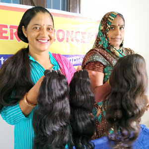 Wholesale Price Raw Virgin Remy <b>Hair</b> <b>Extensions</b> Unprocessed Natural Human Vietnamese Wavy Bundles Temple Human <b>Hair</b> - Product Image 5