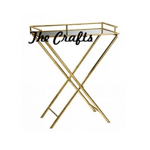 Plateau de service de conception standard avec support Vaisselle en métal et en verre Plateaux décoratifs et support aux meilleurs prix - Product Image 6