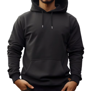 Sweat-shirts à capuche surdimensionnés en polaire polyester/coton de haute qualité, personnalisables, pour hommes, pour les sports d'hiver, brodés - Product Image 5