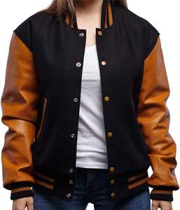 Vestes d'université pour hommes de grande taille portant logo personnalisé vente en gros de veste d'université vierge design letterman vêtements pour hommes - Product Image 4