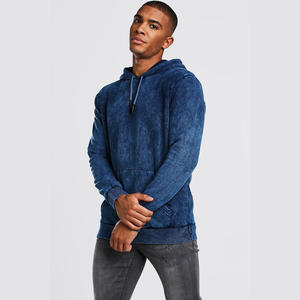 Haute qualité Vintage thermique polaire 100% coton hommes lavage à l'acide Flare pantalons de survêtement et sweat à capuche ensemble personnalisable pour l'hiver - Product Image 5