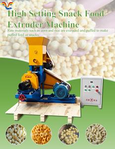 Multi Functional Snack Food Extruder Machine Corn Rice Wheat Puffed Snack Extrusion Processing <b>Equipment</b> Customizable Mold - Product Image 1