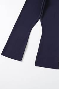 Pantalon de yoga sans couture taille mi-haute, effet push-up, streetwear, hiver, toile respirante, léger, 100% coton, taille élastique avec cordon de serrage - Product Image 5