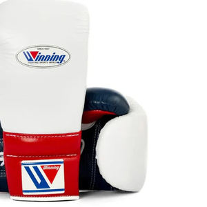Nouveaux Gants de Boxe Professionnels en Cuir Véritable, Anti-Humidité, Fermeture Auto-agrippante, pour Entraînement et Sparring, Blanc, Qualité Supérieure - Product Image 5