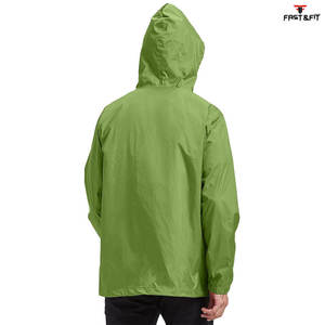 แจ็คเก็ตกันลมกันน้ำน้ำหนักเบาบุผ้าขนแกะเสื้อแจ็คเก็ตกันฝนออกแบบได้ตามต้องการ - Product Image 2