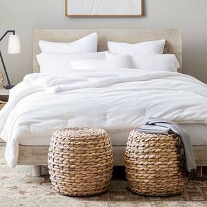 Meilleur prix pour les tabourets poufs écologiques, tabourets ottoman en jacinthe d'eau, poufs ottoman, approvisionnement en usine - Product Image 6