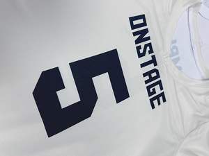 Maillot Boxy surdimensionné personnalisé imprimé Vintage maillot de football américain unisexe T-Shirt Streetwear Jersey T-Shirt surdimensionné pour hommes en maille - Product Image 3