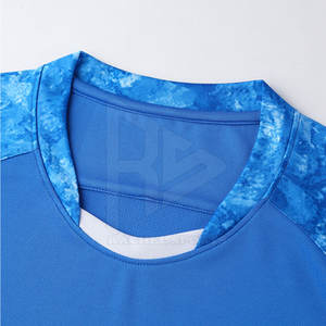 Uniforme de fútbol OEM unisex, nuevo diseño, talla grande, Impresión de nombre personalizada, cuello en V, jóvenes adultos, precio bajo, proveedor directo de fábrica - Product Image 3