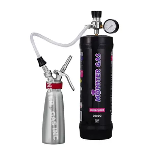 Monster Gas 3.3 Liter 2000G Crème Oplader 2000G Ingeblikte Drukcrème Oplader Klaar Om Te Exporteren Met Groothandel En Redelijke Prijs