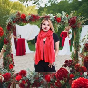 Écharpe en tricot de pashmina d'hiver en cachemire léger de créateur du Népal châle en laine imprimée personnalisée surdimensionnée de luxe pour adultes - Product Image 1