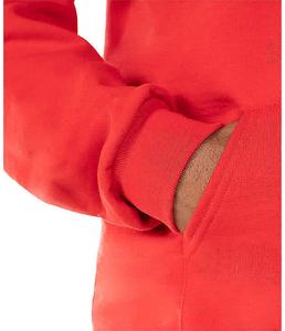 Sweat-shirt à capuche surdimensionné en coton éponge à double couche pour homme, coupe à bord brut, imprimé personnalisable 100% coton - Product Image 5