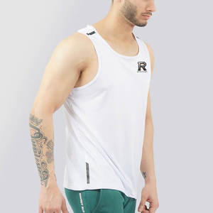 Camiseta sin mangas de algodón cómoda y casual para hombre, ideal para fitness, gimnasio y entrenamiento. - Product Image 2