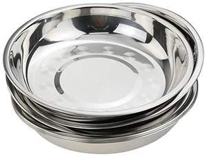 Nouveau disque de lumière de plaque en acier inoxydable couverture de haute qualité cuisine plat de cuisson usage domestique et Restaurant Commercial - Product Image 2