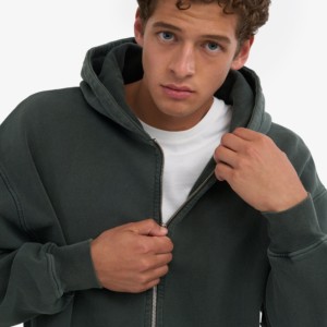 Logo personnalisé Design Sweats à capuche surdimensionnés Pulls pour hommes Sweats à capuche Sweats à capuche en coton Unisexe Épais Confortable Élégant pour les hommes - Product Image 3