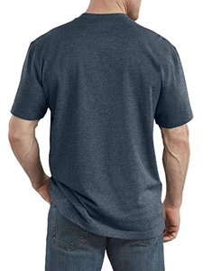 Men's Heavyweight Cotton Short Sleeve Crew Neck T-Shirt Oem Customized Logo Design Plus Size Men's Casual T-shirt - Product Image 1