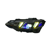 Feux avant LED de style « yeux de serpent » V3 blancs, jaunes et ambre pour BMW Série 4 2020-2024 G22 G23 G26 G80 G82 420i 425i 430i M440i