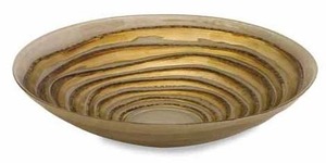 High Quality Round Shape Serving Bowl Fancy <b>Work</b> with Golden Metal <b>Stand</b> Customized Technique for Wedding Decor - Product Image 2