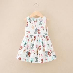 ชุดเดรสเด็กผู้หญิงแบบชิ้นเดียว ผ้าโพลีเอสเตอร์/คอตตอน ลายดอกไม้ สี่ฤดู สไตล์ลำลอง คุณภาพสูง งานสั่งทำพิเศษ ลายเซห์ นิเกา แบบรีดร้อน - Product Image 3