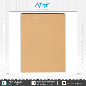 VA 186 Dessert Sand Aluminium Composite Panel Indoor Outdoor Decorative Weather Resistant Durable <b>Wall</b> <b>Cladding</b> <b>Sheet</b> India - Product Image 3