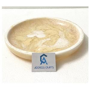 Hermoso diseño hecho a mano resina epoxi platos para servir únicos artículos de cocina hogar restaurante Hotel cuencos decorativos para servir - Product Image 6