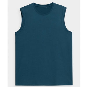 Débardeur de qualité supérieure pour homme, vêtements de sport sur mesure, taille en gros, OEM, sans manches, design de col pour l'entraînement - Product Image 5