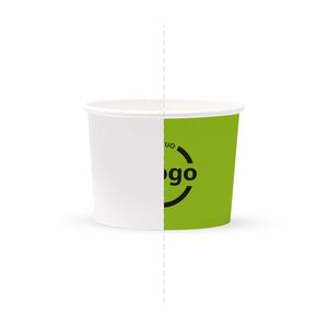 Vasos de Cartón Compostables P2P de 180cc - Personalizados, Biodegradables y Resistentes al Agua con Fondo Completo - Product Image 2