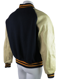 Unisexe Vintage Baseball Varsity Vestes Autumnsolid Casual Cuir Laine Manteau D'hiver Capuche Longue Lumière Fermeture À Glissière Crochet - Product Image 6