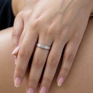 แหวนวงแหวน Astra Solitaire - เครื่องประดับแฟชั่นชุบทองวินเทจ - Product Image 2