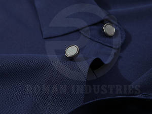 Logo Polos Dry Fit Camiseta de golf de manga corta Humedad Wicking Collared Casual Mens Polo Shirt - Product Image 5